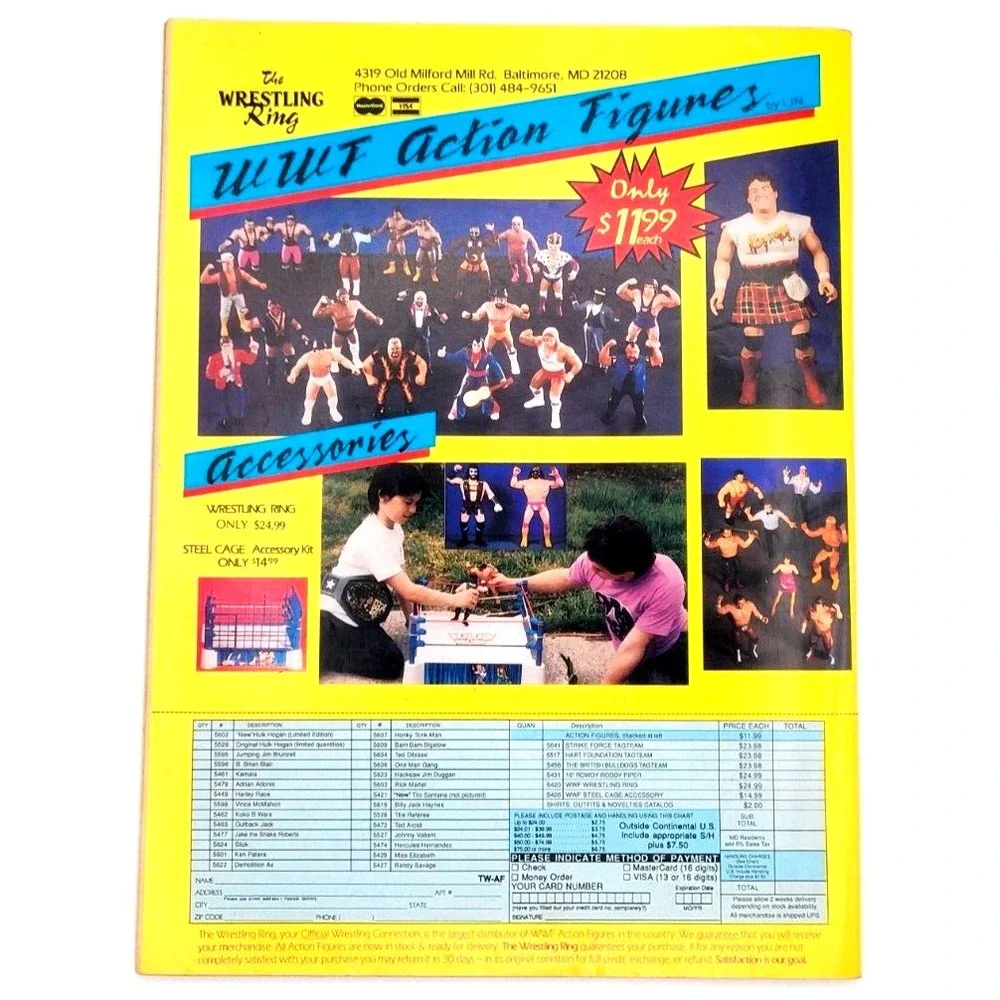 THE WRESTLER  APRIL 1989 - RANDY SAVAGE / HULK HOGAN / KERRY‎ VON ERICH / STING
